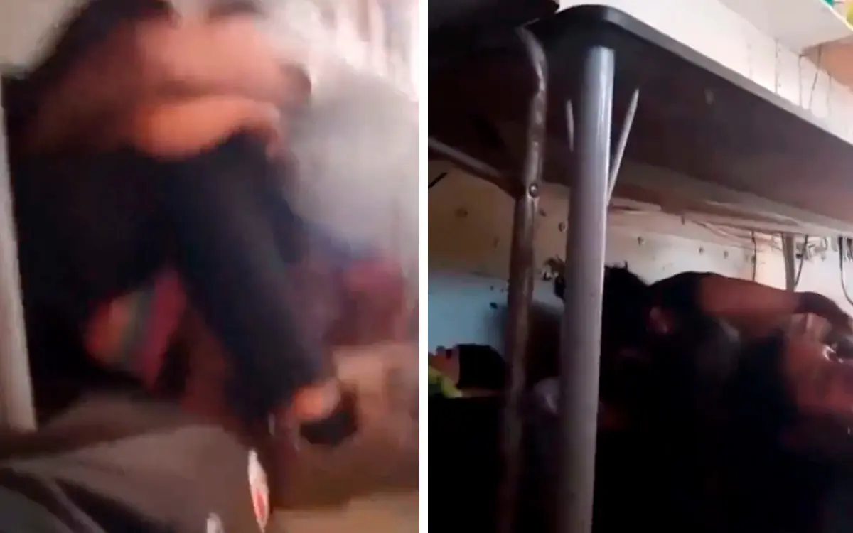 Mujeres y niños quedan atrapados en fuego cruzado en Tamaulipas | Video