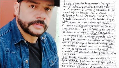 Héctor Parra escribe desde la cárcel: “Mi hija sí es una víctima, pero no de su propio padre”