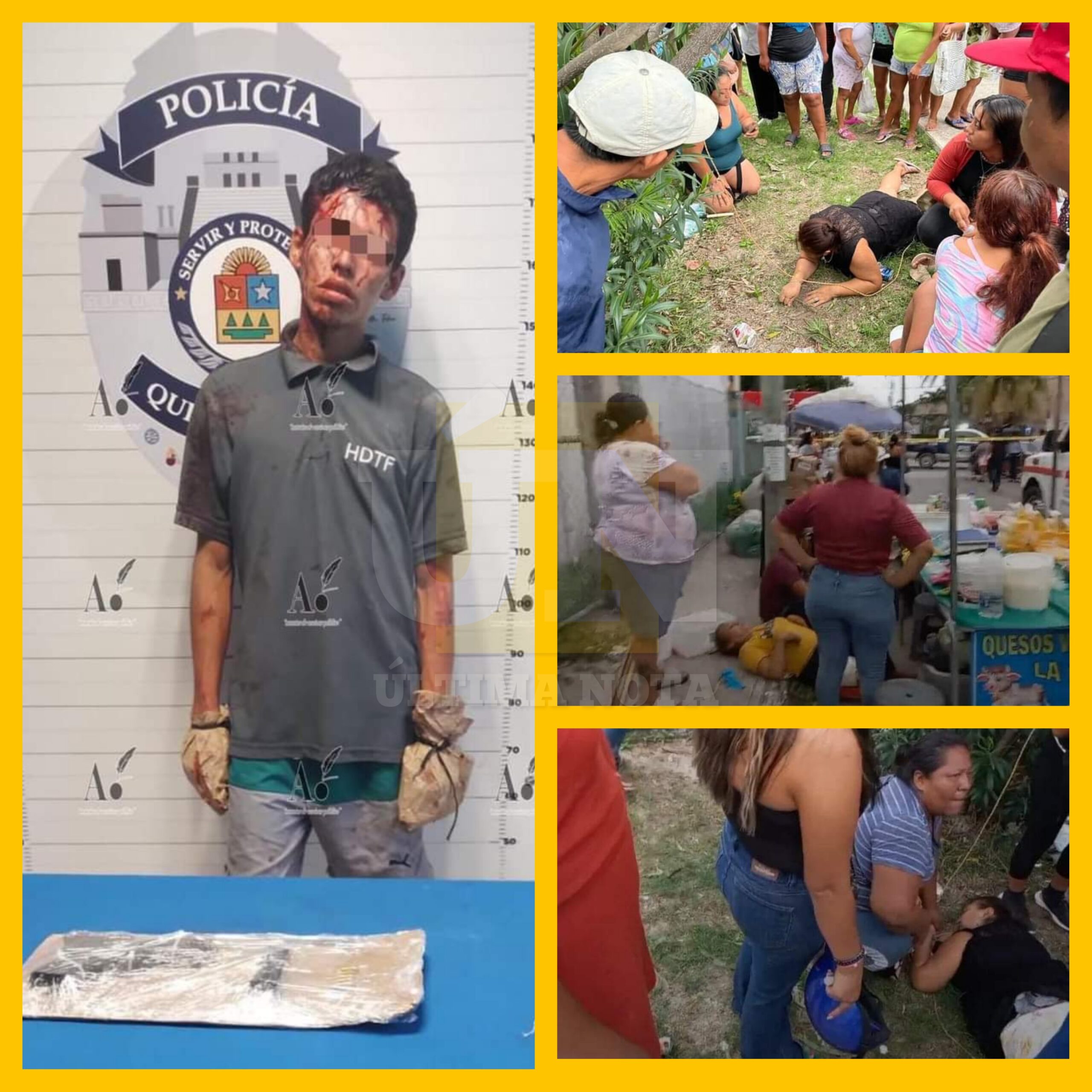 Cuatro sicarios abren fuego en un tianguis y dejan a uno de sus acompañantes en el lugar