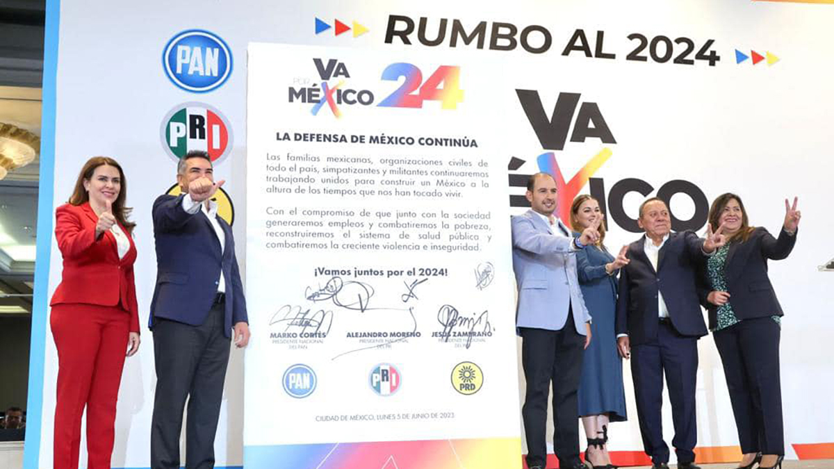 Va por México revelará a su candidato presidencial días antes que Morena