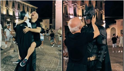 La reacción de este hombre con síndrome de Down al ver a “Batman” conmueve en Internet
