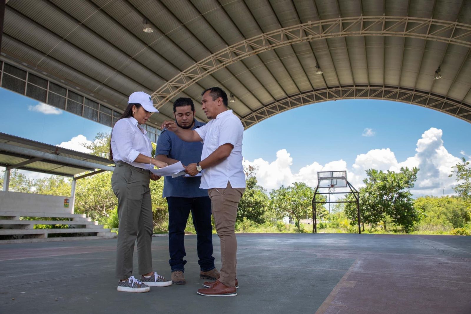 ¡CAMBIAZO! Anuncia Mary Hernández remodelación del parque principal de Felipe Carrillo Puerto