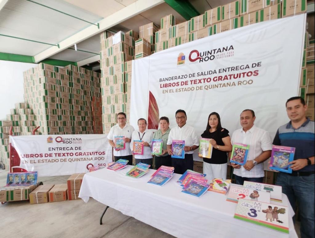 SEQ inicia distribución de 2.3 millones de libros texto gratuitos para educación básica