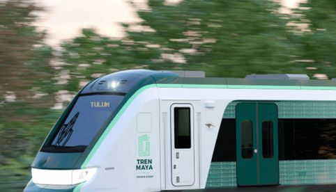 Sale de Ciudad Sahagún el primer tren de cuatro vagones del Tren Maya; llega el 8 de julio a Cancún