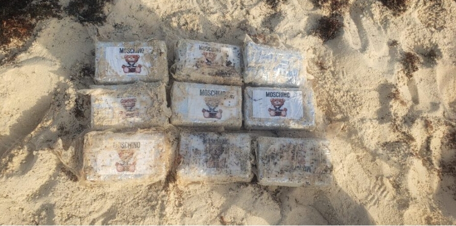 Recalan 11 kilos de cocaína en la zona oriental de la isla de Cozumel