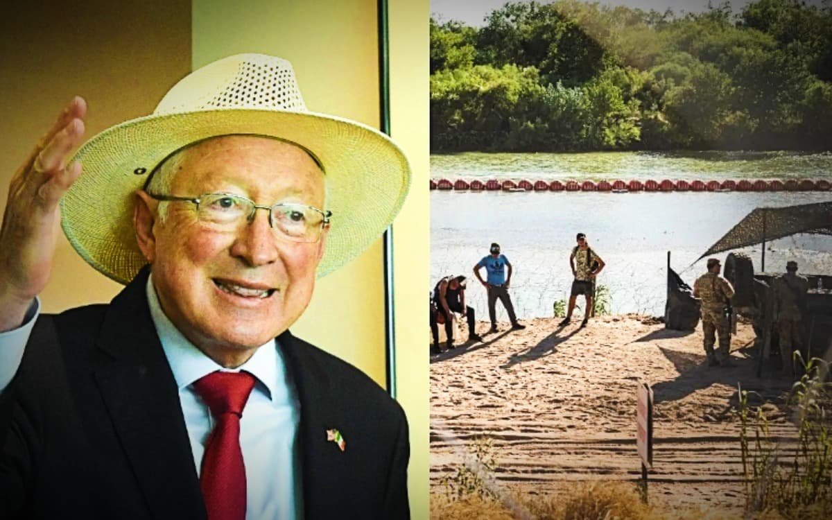 Boyas en Río Bravo son una ofensa para México: Ken Salazar