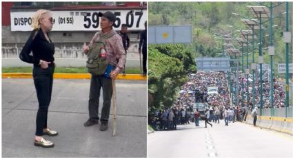 Laura Bozzo quedó atorada en bloqueo de Chilpancingo, se bajó a negociar y rápido la dejaron pasar