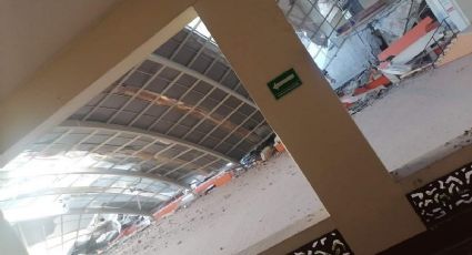 Se cae domo en una escuela de Tamaulipas, reportan varios heridos