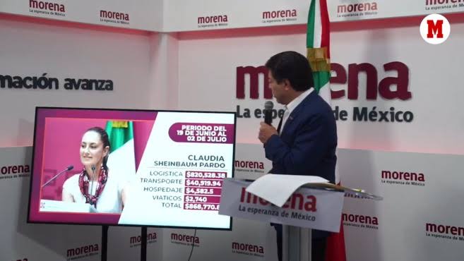 Gastos de Corcholatas de Morena: Claudia Sheinbaum y Ricardo Monreal, los que más gastan en giras