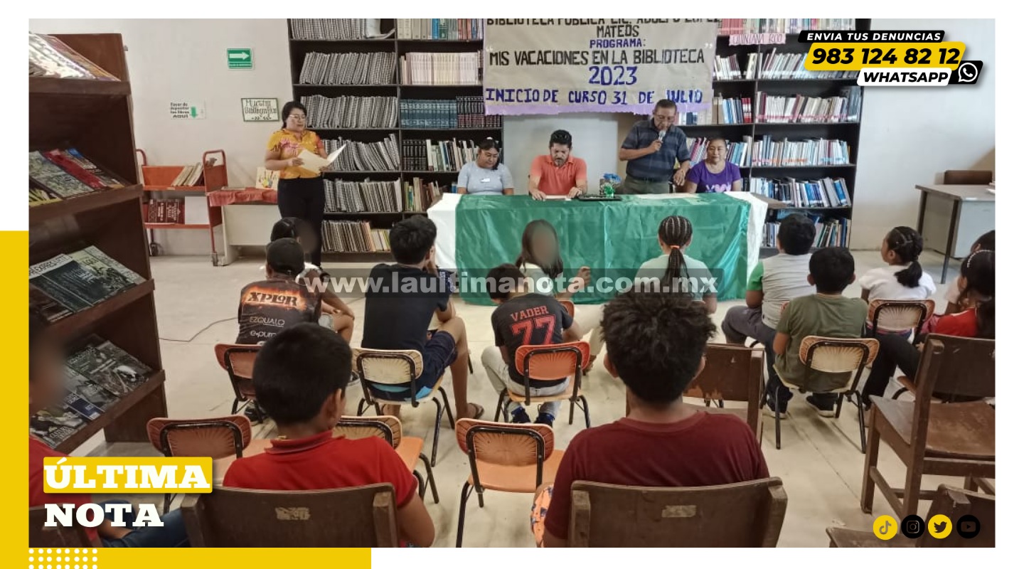 Inicia curso literario en Biblioteca Adolfo López Mateos en FCP