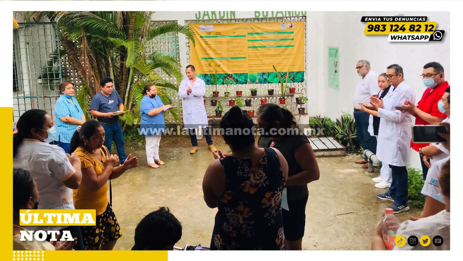 Crean jardín botánico con plantas medicinales en el. Hospital de FCP