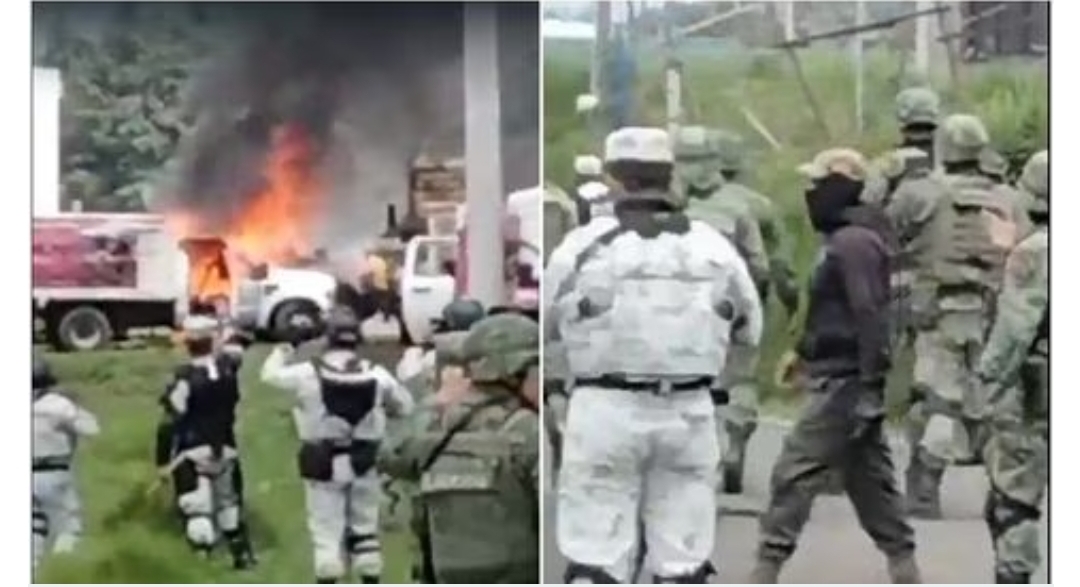 Reportan bloqueo y quema de vehículos en Topilejo, Tlalpan; GN despliega operativo