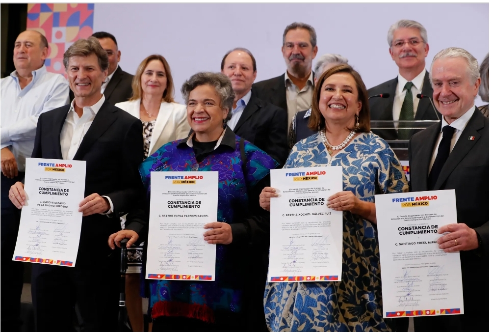 Xóchitl Gálvez, Santiago Creel, Beatriz Paredes y Enrique de la Madrid pasan a la siguiente etapa en la oposición