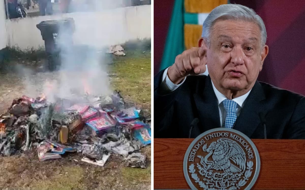 ‘Están en su derecho’: AMLO sobre manifestaciones contra libros de SEP