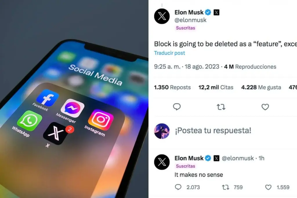 Elon Musk anuncia que ya no podrás bloquear cuentas en Twitter (X) porque “no tiene sentido”