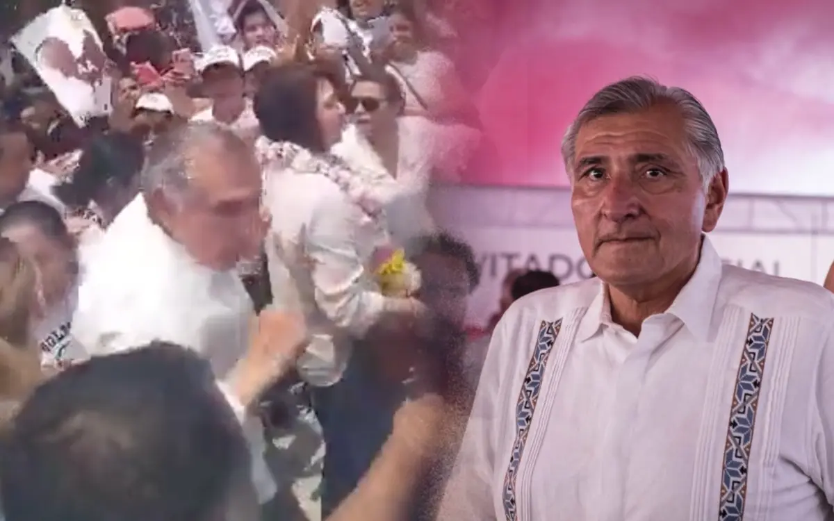 ‘No me arrepiento’: Adán Augusto tras soltar codazo a mujer