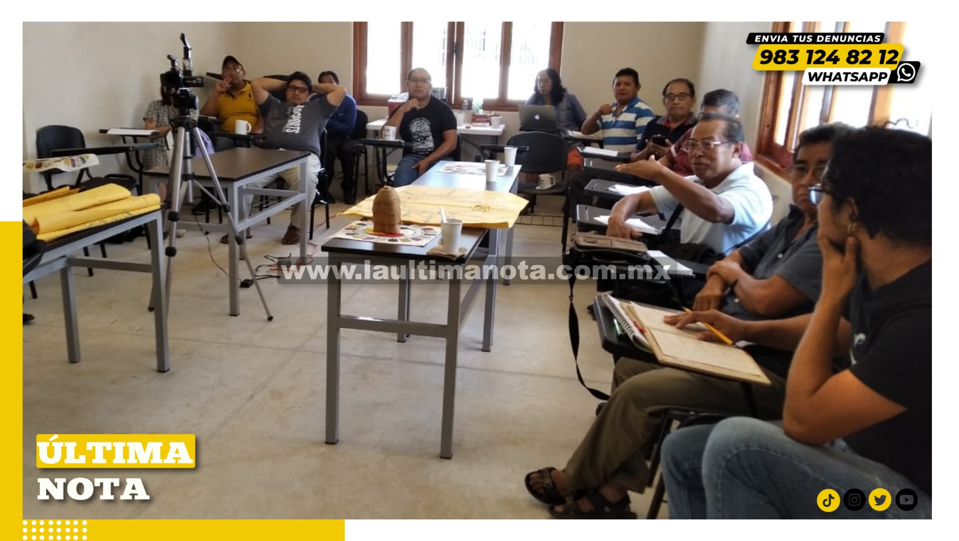 Imparten taller “Recuperando el ja´ab (Año) de los abuelos”.