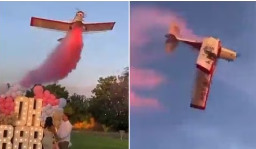 Fiesta de revelación de género termina en tragedia con aparatoso choque de avioneta