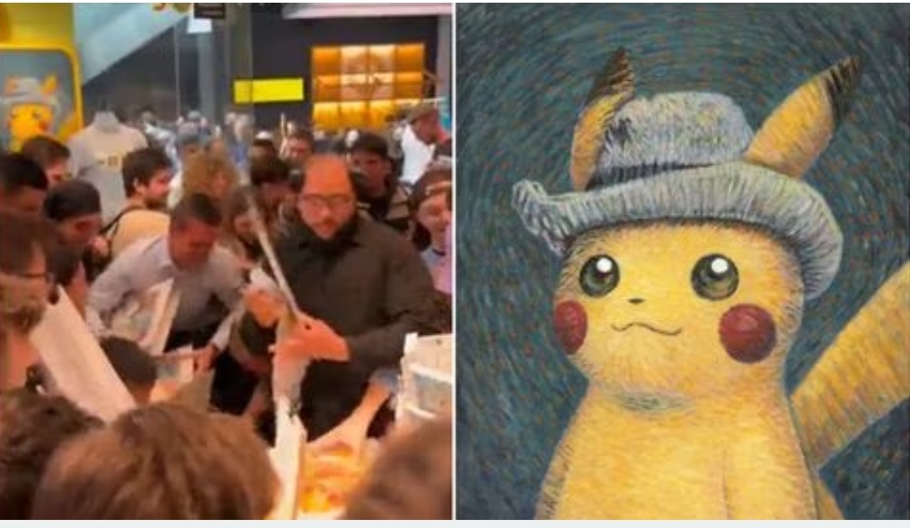 ¡Arrebatos y empujones! Exposición de Pokémon desata caos en Museo de Van Gogh en Ámsterdam