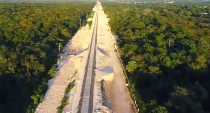 AMLO: tramo de Palenque a Cancún del Tren Maya está por terminarse