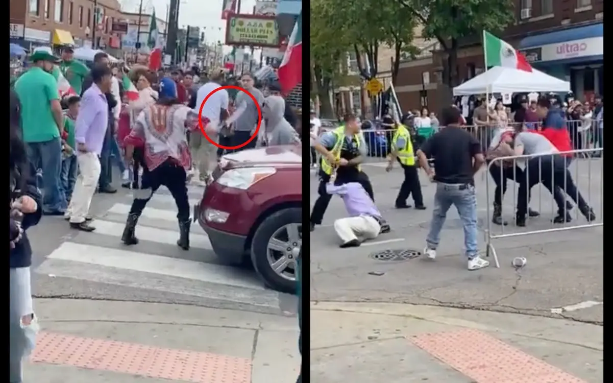 Se desata pelea con machetes durante fiestas patrias en Chicago