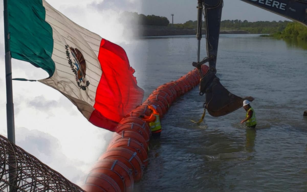 México exige retirada definitiva de boyas en Texas tras orden de juez