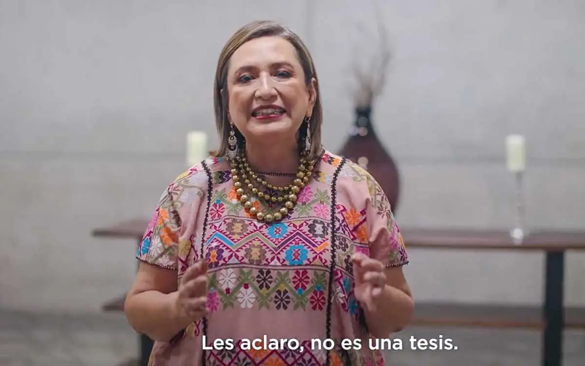 Si la UNAM decide anular mi título, acataré: Xóchitl Gálvez