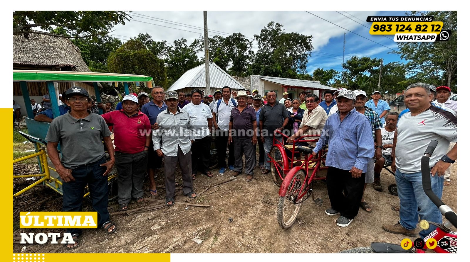 Exigen indemnización ejidatarios de Xyatil, amenazan con frenar obras si no les pagan