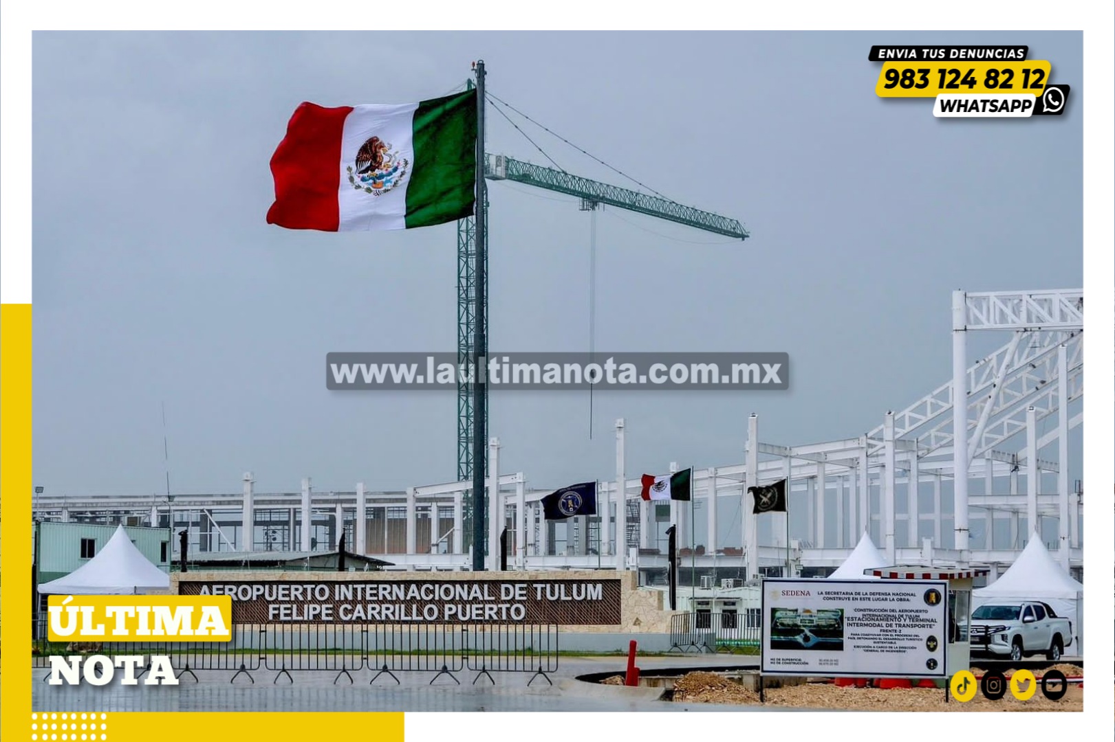 Amenazan ejidatarios con bloqueo al aeropuerto de Tulum “Felipe Carrillo Puerto”