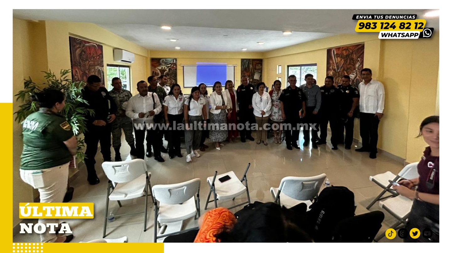 Destacan en mesa de seguridad atención a la violencia de género en la zona maya