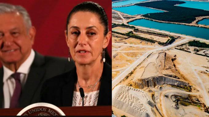 Claudia Sheinbaum respalda propuesta de AMLO para recuperar territorio dañado por Calica