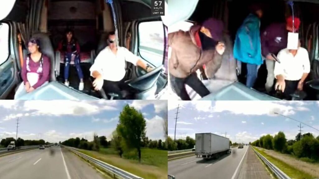 ¡Cayó en la trampa! Trailero sube a mujeres para darles “raid” y lo asaltan