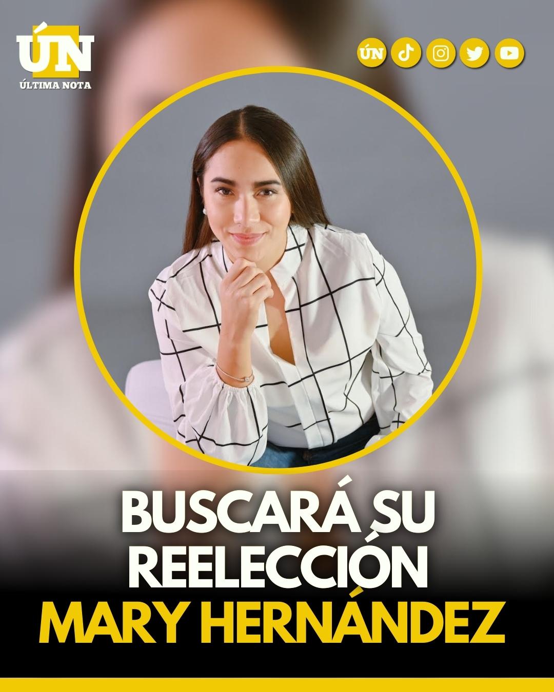 Buscará Mary Hernández su reelección en la zona maya