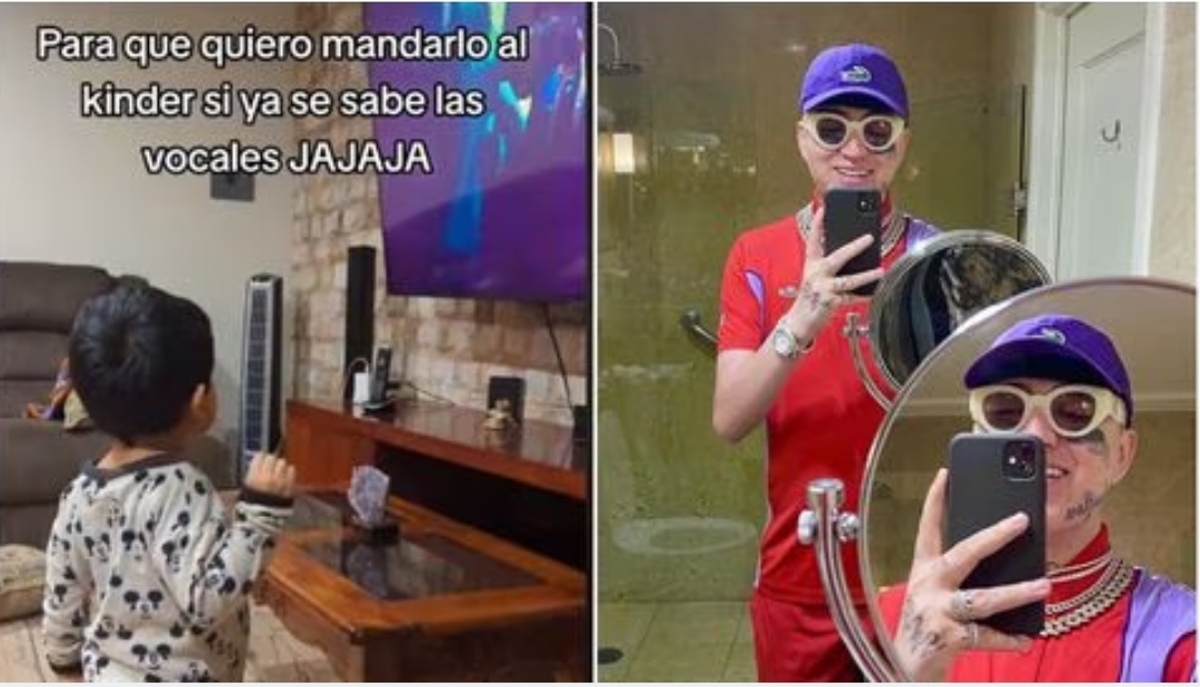 Niño es viral en TikTok por aprender las vocales con reggaetón; papá agradece a Dani Flow