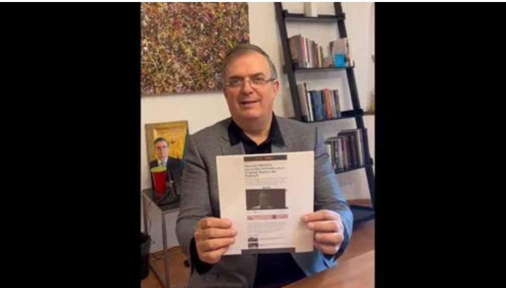 Marcelo Ebrard desmiente estar hospitalizado: “Por fortuna gozamos de cabal salud”