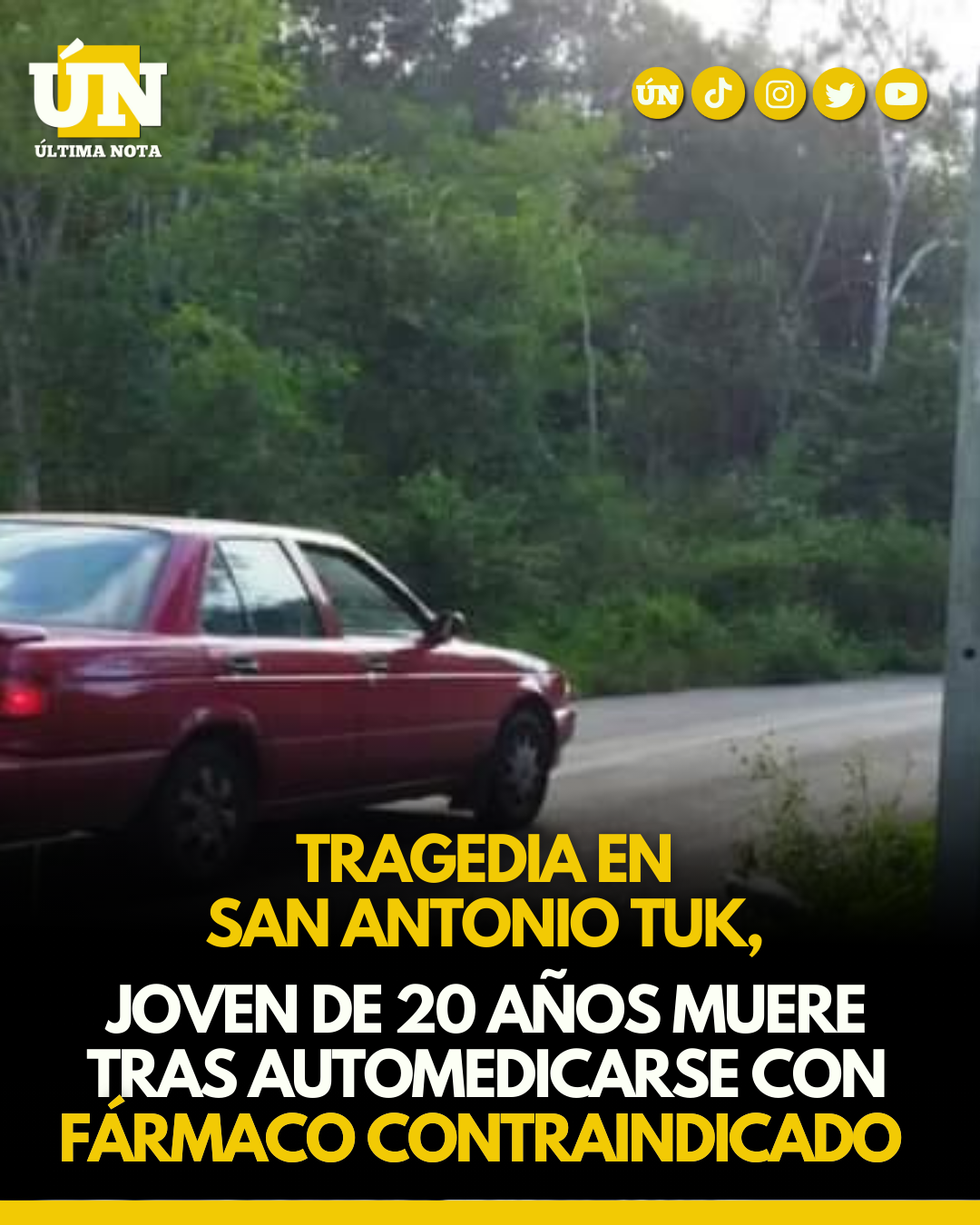 Tragedia en San Antonio Tuk, joven de 20 años, muere tras automedicarse con fármaco contraindicado