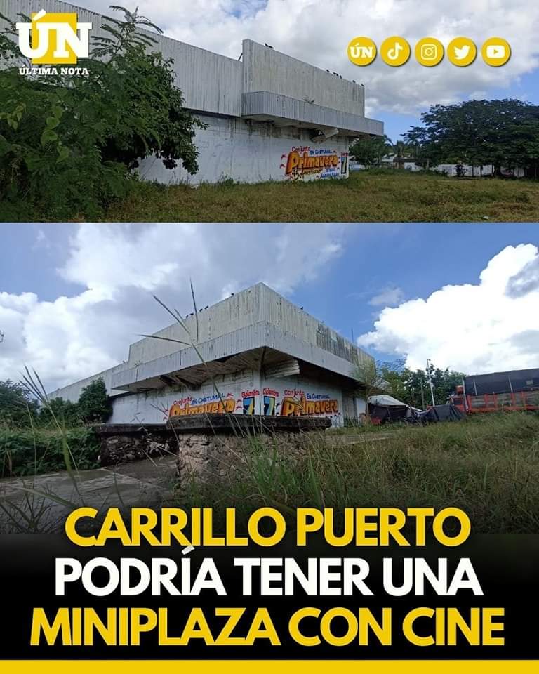 ¿Contará Carrillo con mini plaza y cine?