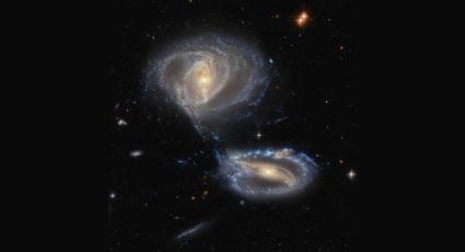 El telescopio Hubble de la NASA capta 3 galaxias casi unidas que podrían fusionarse