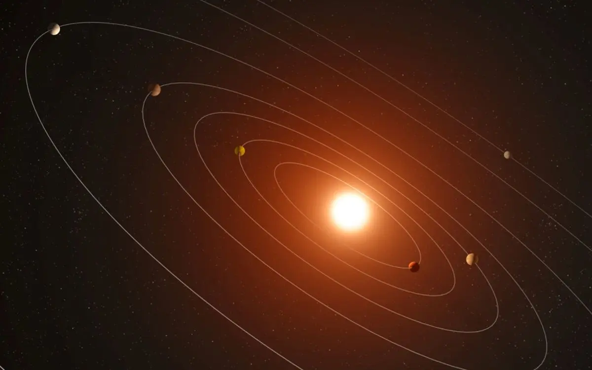 Astrónomos descubren siete planetas “fritos” por su estrella