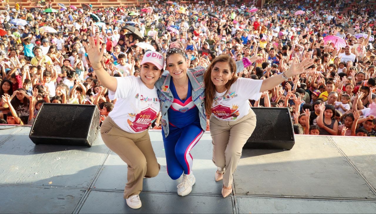 DIF Quintana Roo lleva alegría y diversión a la Zona Maya en Felipe Carrillo Puerto