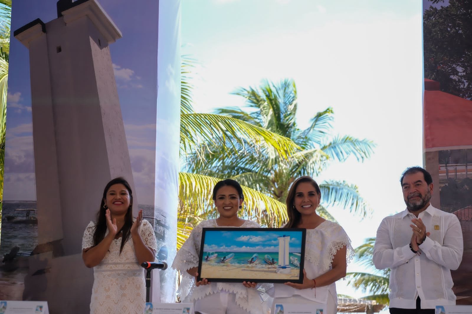 Puerto Morelos avanza en el camino de la prosperidad y la transformación: Mara Lezama