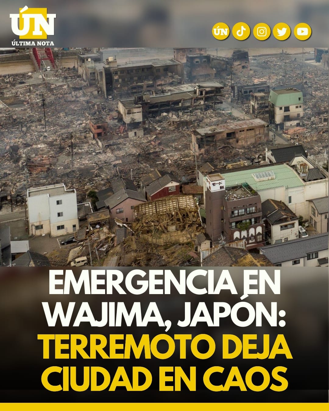 Emergencia en Wajima, Japón: Terremoto deja ciudad en caos