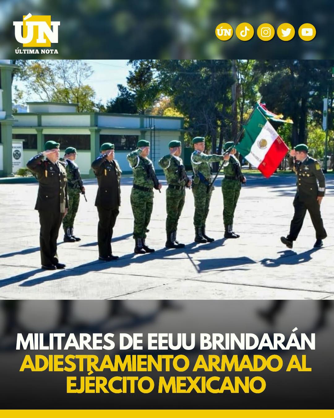 Militares de EEUU brindarán adiestramiento armado al Ejército mexicano