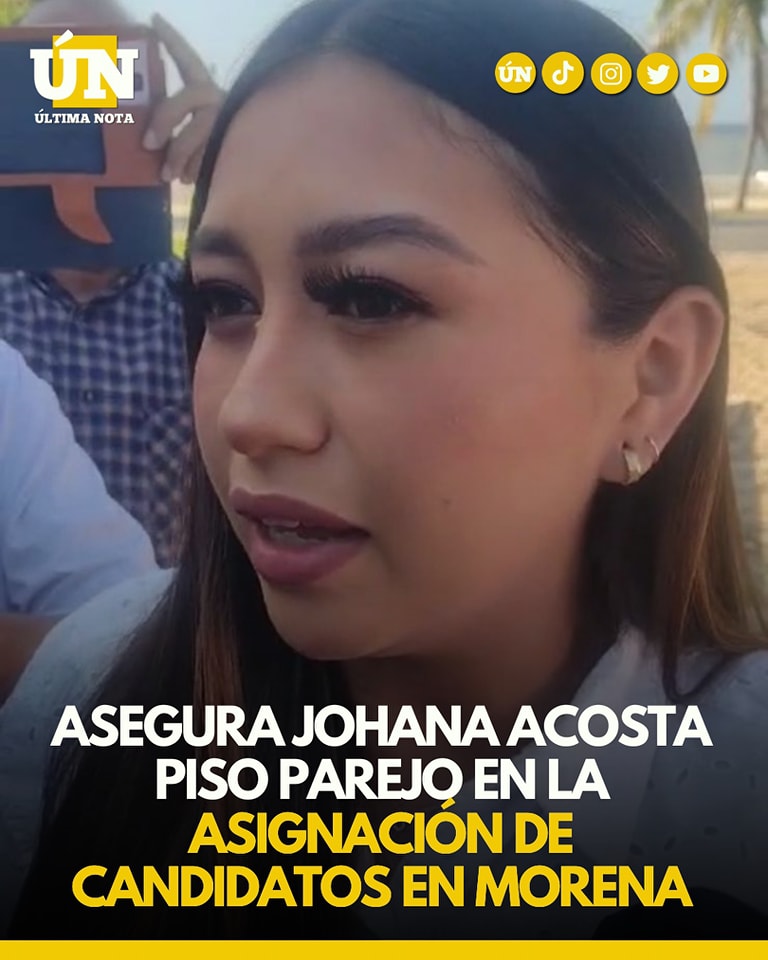 Asegura Johana Acosta piso parejo en la asignación de candidatos en Morena