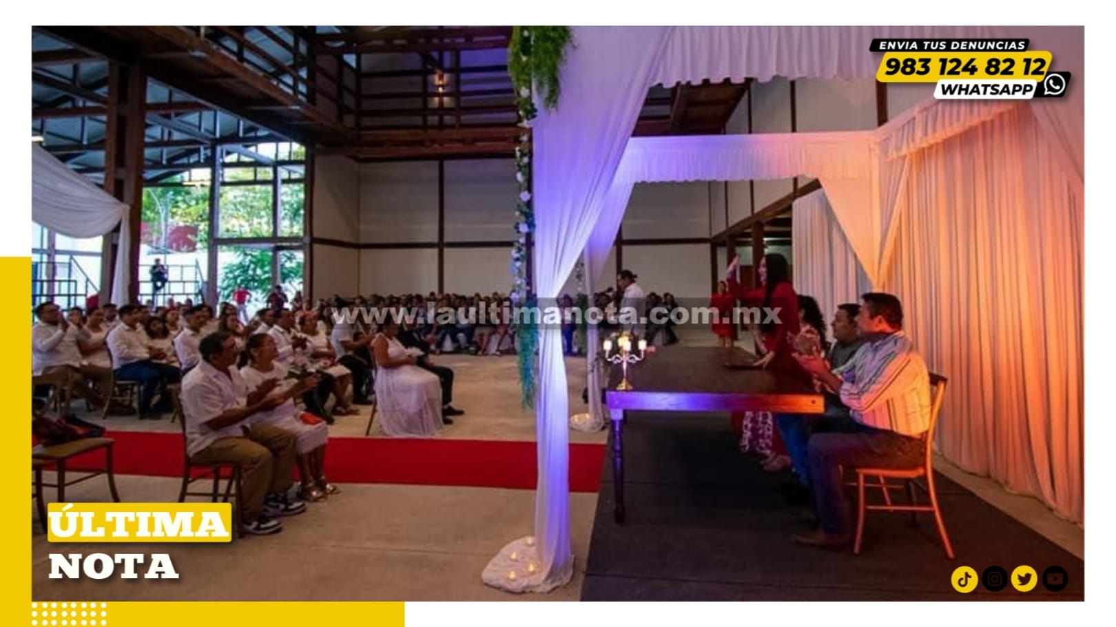 Por pena no se casan en boda colectiva