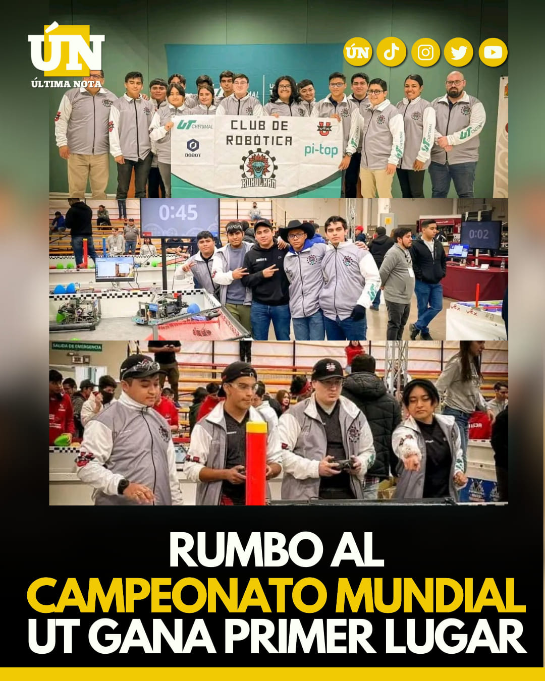 Rumbo al campeonato mundial estudiantes de Chetumal