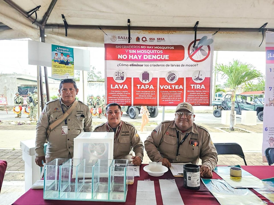 Intensa labor contra el dengue en Quintana Roo