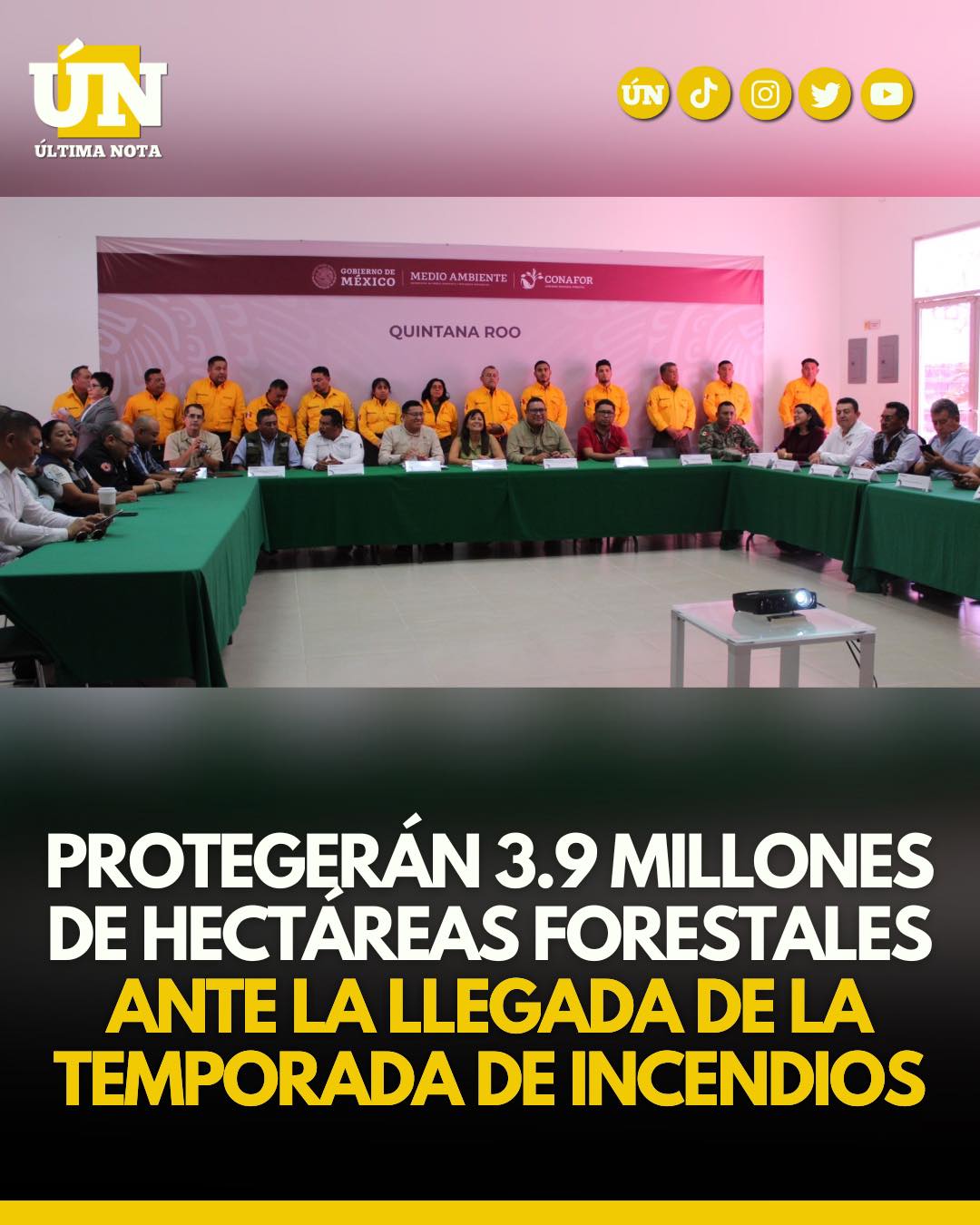 En Quintana Roo el gobierno del Estado instala Comité Estatal de Manejo del Fuego 2024