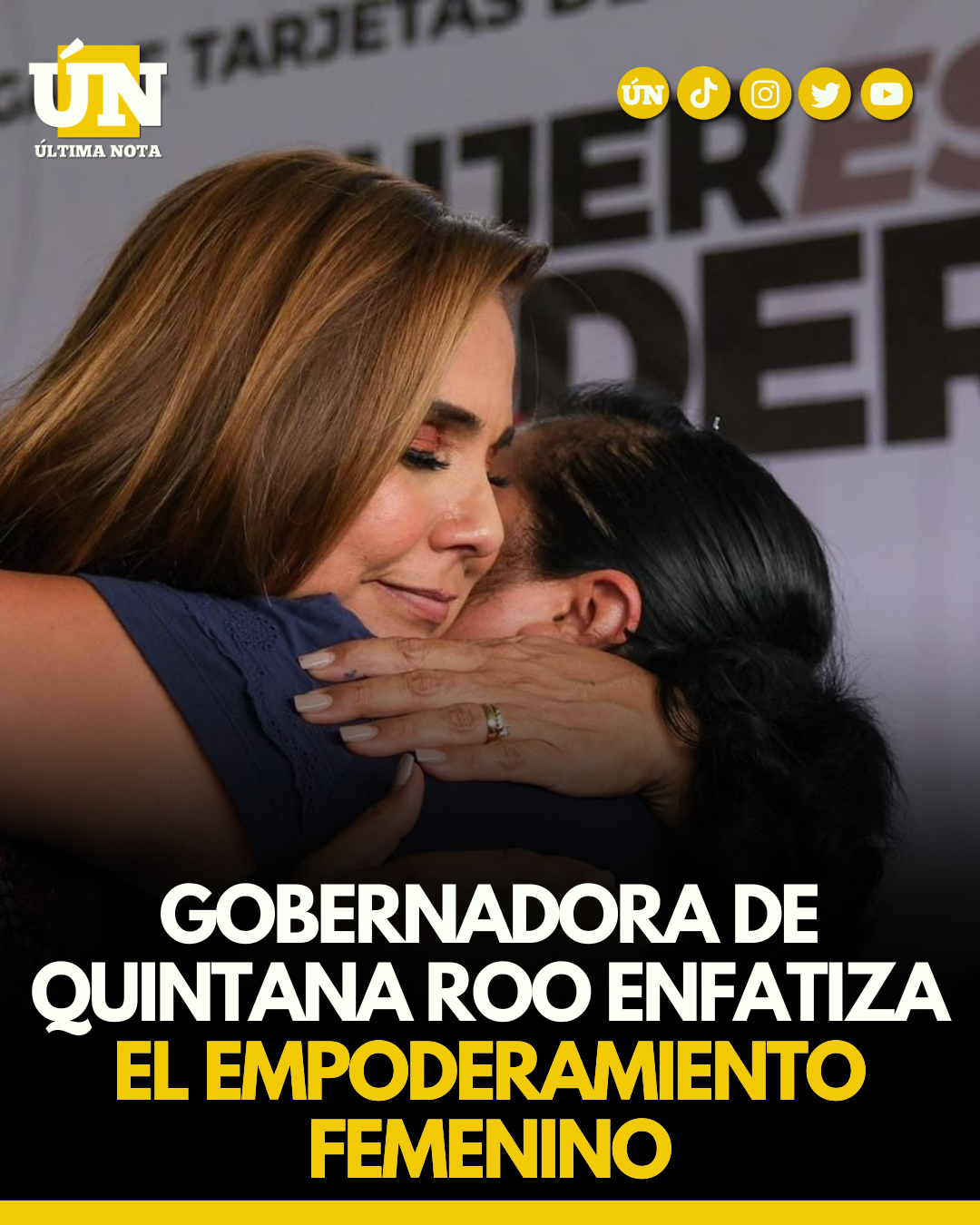 Gobernadora de Quintana Roo enfatiza el empoderamiento femenino