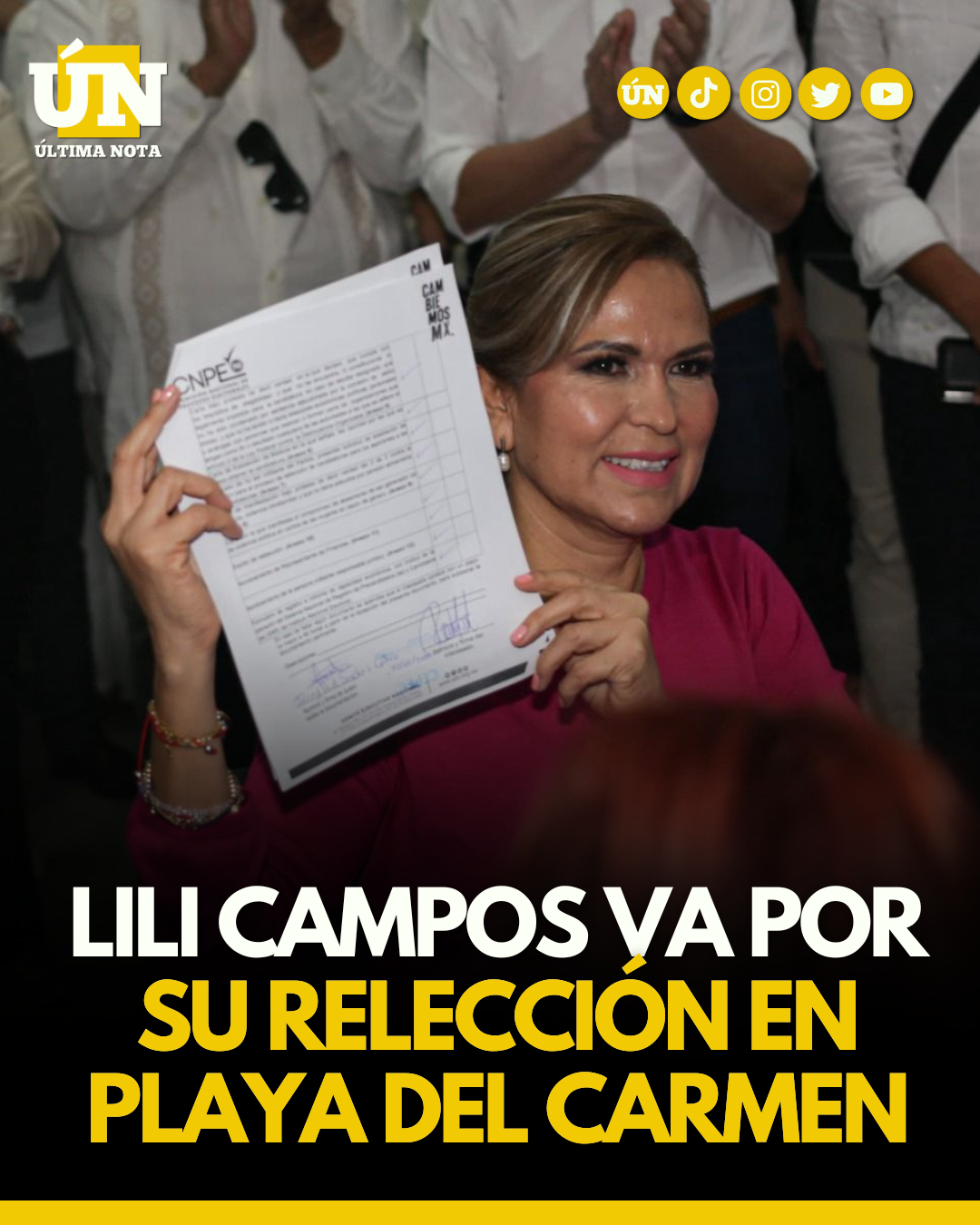 Lili Campos va su relección en Solidaridad